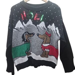 NWOT Ugly Christmas Sweater in Black and White